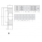 V-riemschijf SPA 075-2 1108
