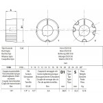 Klembus 1108-28 Taperlock