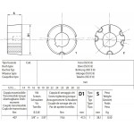 Klembus 1215-22 Taperlock