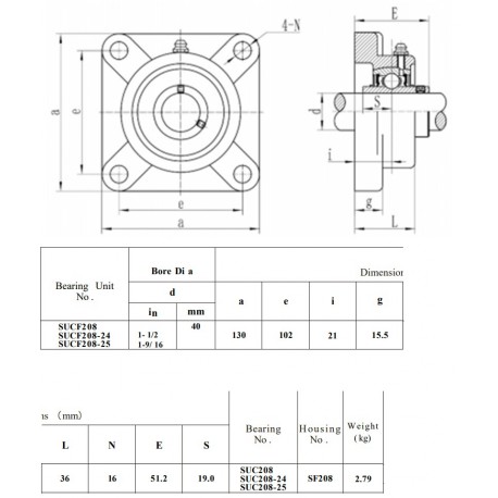 RVS lagerhuis F208