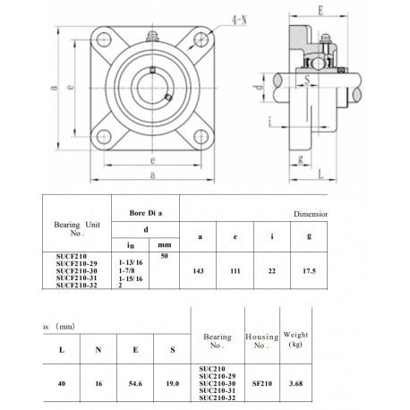 RVS lagerhuis F210