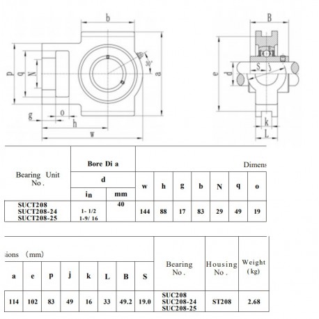 RVS lagerhuis T208