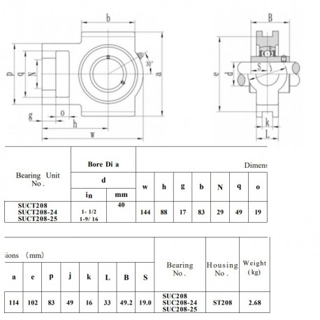RVS lagerhuis T208