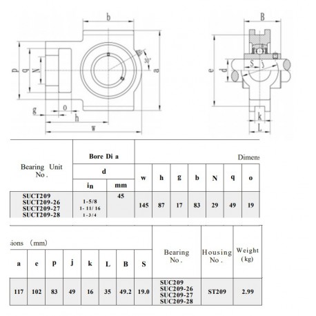 RVS lagerhuis T209