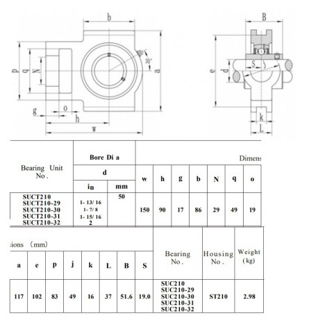 RVS lagerhuis T210