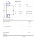 SKF Groefkogellager 6005-2RSH