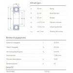 SKF Groefkogellager 6007-2RS1