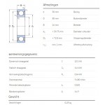 SKF Groefkogellager 6010-2RS1