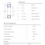 SKF Groefkogellager 6012-2RS1
