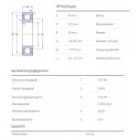 SKF Groefkogellager 6014-2RS1