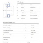 SKF Groefkogellager 6206-2RS1