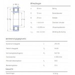 SKF Groefkogellager 6306-2RS1