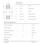 SKF Groefkogellager 61902-2RS1
