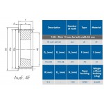 TL-Tandriemschijf 44-14M-55 4F 3020