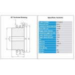 Kettingwiel 16B-3 14T-H