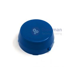 Kunststof lagerblok einddeksel dicht blauw 207