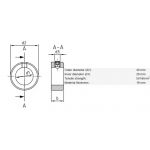 RVS stelring 26x40x16 DIN 705