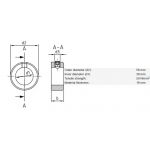 RVS stelring 38x56x16 DIN 705