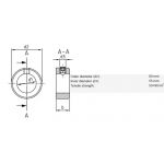 RVS stelring 55x80x18 DIN 705