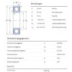 SKF Groefkogellager W6002-2RS1