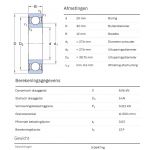 SKF Groefkogellager W6004-2RS1