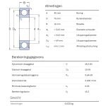 SKF Groefkogellager W6009-2RS1