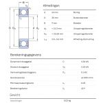SKF Groefkogellager W6200-2RS1