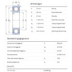 SKF Groefkogellager W6203-2RS1