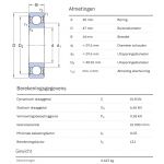 SKF Groefkogellager W6204-2RS1