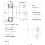SKF Groefkogellager W6207-2RS1