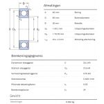 SKF Groefkogellager W6208-2RS1