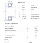 SKF Groefkogellager W6304-2RS1