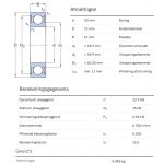 SKF Groefkogellager W6306-2RS1