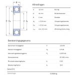 SKF Groefkogellager W61801-2RS1
