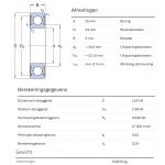 SKF Groefkogellager W61802-2RS1