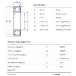SKF Groefkogellager W61804-2RS1