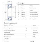 SKF Groefkogellager W61902-2RS1