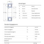 SKF Groefkogellager W61909-2RS1