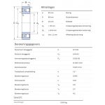 SKF Zelfinstellend kogellager 2208 E-2RS1TN9