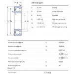 SKF Groefkogellager 6003-2Z