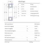 SKF Groefkogellager 6205-2Z
