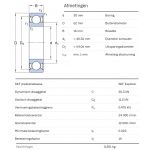 SKF Groefkogellager 6206-2Z