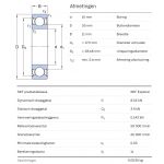 SKF Groefkogellager 6300-2Z