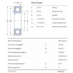 SKF Groefkogellager 6301-2Z