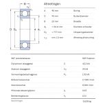 SKF Groefkogellager 6308-2Z