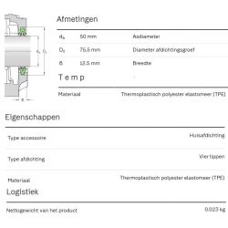 SKF Lagerhuisafdichting TSN511 L
