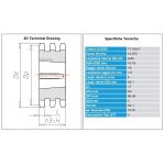 Klembuswiel 10B-3 17T-H 1210