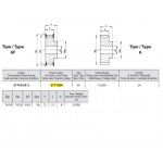 Tandriemschijf Aluminium T10-31 Z=024