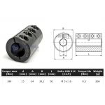 Starre koppeling 1-delig 15mm zonder spie