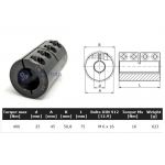 Starre koppeling 1-delig 25mm zonder spie